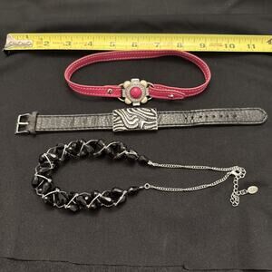 Lia Sophia Silver Tone Lot Of 3 Pieces